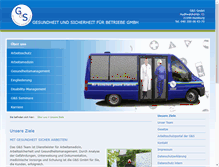 Tablet Screenshot of gs-team.de